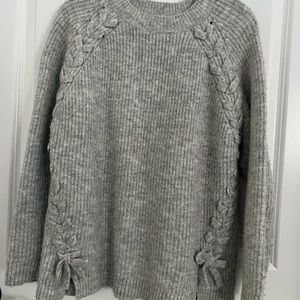 13/14 zara kids grey sweater (oversized)